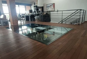 Plancher verre